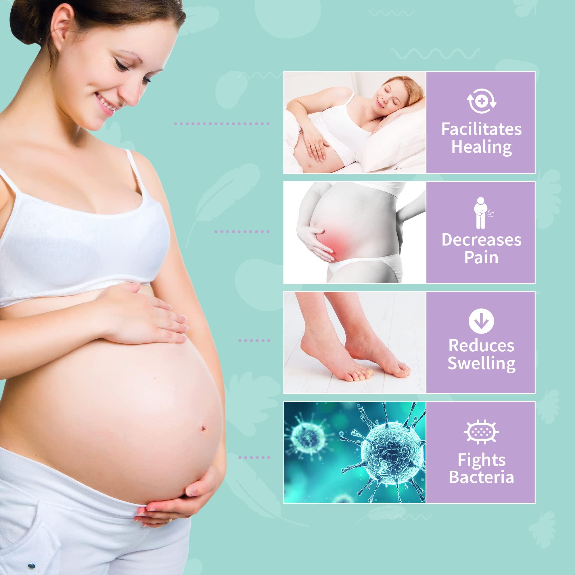 Mama & Wish Mama & Wish Witch Hazel Pad Liners For Postpartum Care|Witch Hazel Postpartum Pads Liner|Witch Hazel Liners For Postpartum Pads For Women - Ice Pads Postpartum Liner -Postpartum Ice Pad - 24 Count