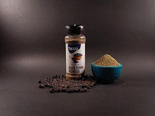 TIKKU TIKKU Black Pepper Powder 60G Bottle.