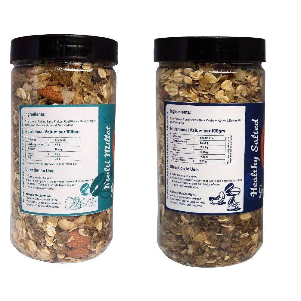 Graminway Graminway Multi Millet & Healthy Salted Granola, 2 x 300 g