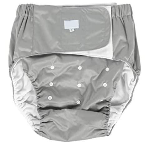 Salma's Tinytots Salma\'s Tinytots Adjustable, Washable, Reusable Diapers for Adult, Bedwetting Incontinence underwear, Protector & Underpad For Men, Women & Adult cloth diapers Comes With Organic Cotton Insert Size XL