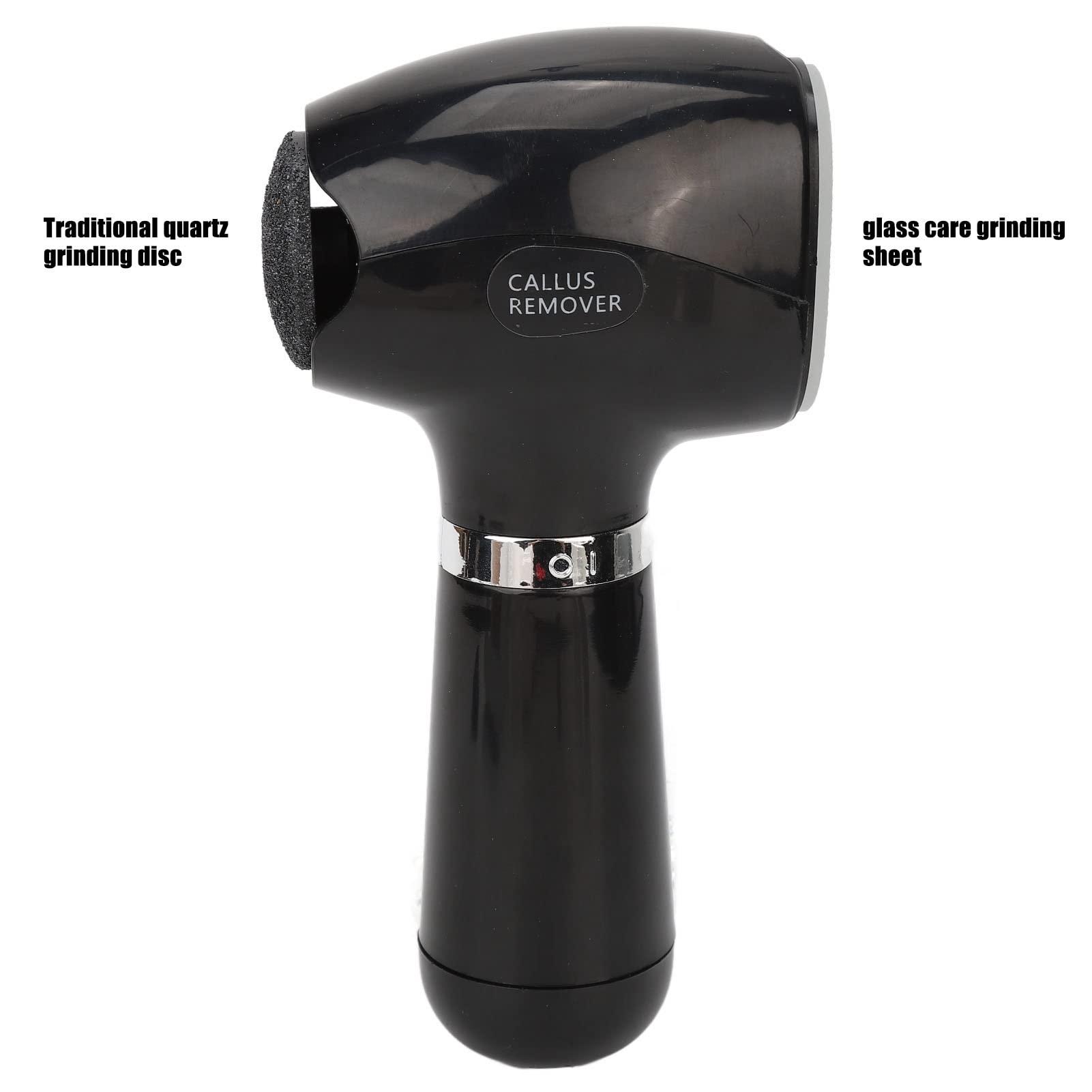 Jaerb Foot File Sander, Foot Callus Remover Remove Calluses Electric Double Grinding Automatic Pedicure for Men for Home Use (Black)