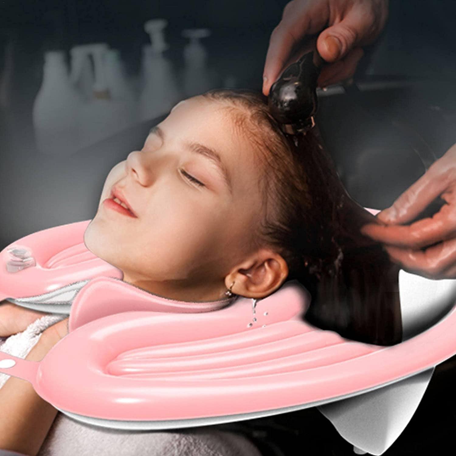 Ostin Ostin Home Shampoo Basin and Trays, Hair Washing Tray-Medical Shampoo Basin with Drain Wash Tube for The Disabled, Pregnant Women, Wash While in Wheelchair Or Chair