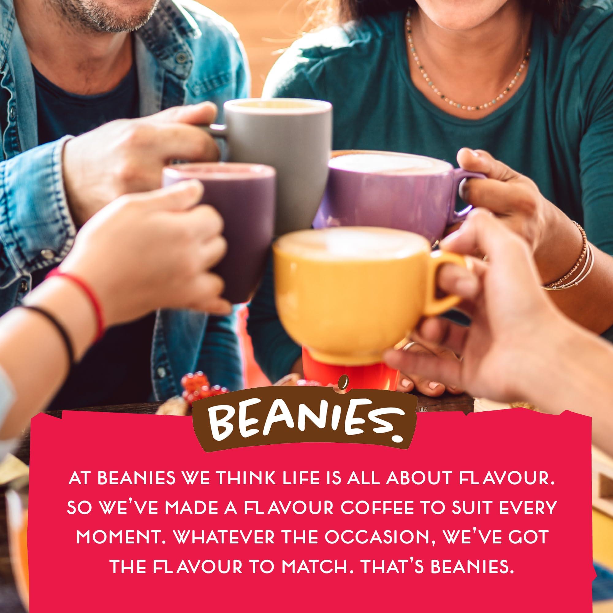 Beanies Flavour Coffee Beanies|Instant Flavoured Coffee | Sweet Cinnamon|Low Calorie, Sugar Free|50 g|Pack of 1