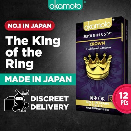 OKAMOTO Okamoto Crown Condom | Ultra Thin Condoms for Male | Super Thin & Super Soft Condom(Pack of 1)