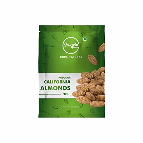 Granola Granola Popular California Almonds 1kg Dried | Premium Badam Giri | High in Fiber & Boost Immunity | Real Nuts | Gluten Free & Zero Cholesterol