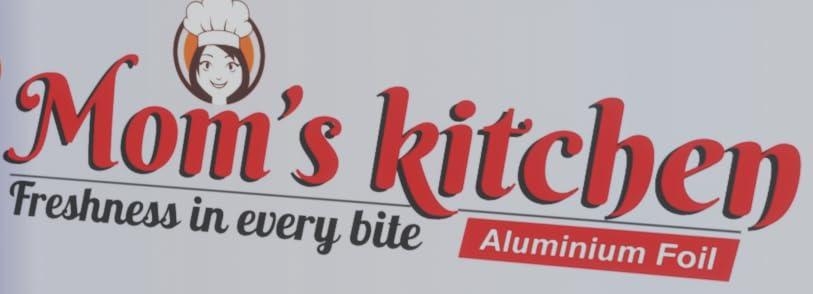 Mom\'s Kitchen Mom\'s Kitchen Silver Foil Aluminium Foil for Food Wrap, Packing, and Food Packaging Hot Wrap Aluminium Foil for Food Packing, Cooking, and Baking 18 Microns Thickness (450, Grams)