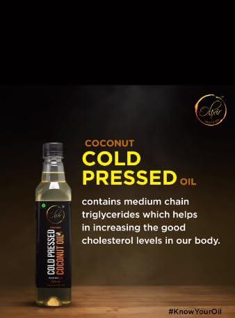 Olixir Olixir Cold Pressed Coconut Oil For Cooking Food, Baby Massage, Oil Pulling, Hair Care And Skin Care 100% Natural Coconut Oil (500 ml)