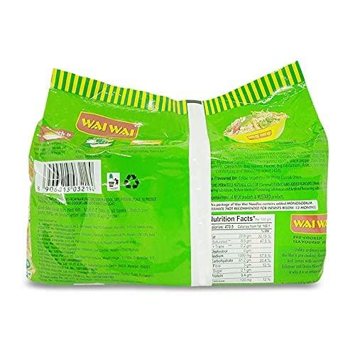 ?CG Foods India Pvt Ltd Wai Wai Ready to Eat Veg Masala Noodles, 420g