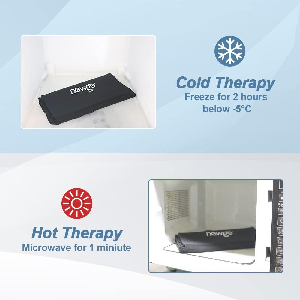 NEWGO NEWGO Elbow Ice Pack for Tendonitis, Elbow Ice Wrap Ice Sleeve Arm Flexible Ice Packs Cold Therapy Compression Ice Sleeve for Elbow, Knee, Calf Pain Relief, Inflammation, Injuries