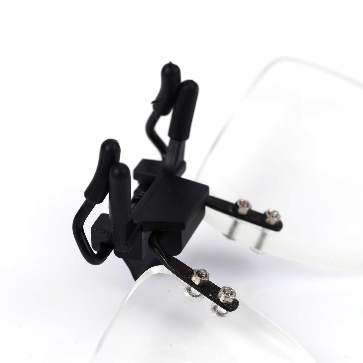 WONOLO Reading Glasses Clip On Flip Up Magnifying Reading Glasses Magnifiers Lenses Readers Unisex (2.0 x)