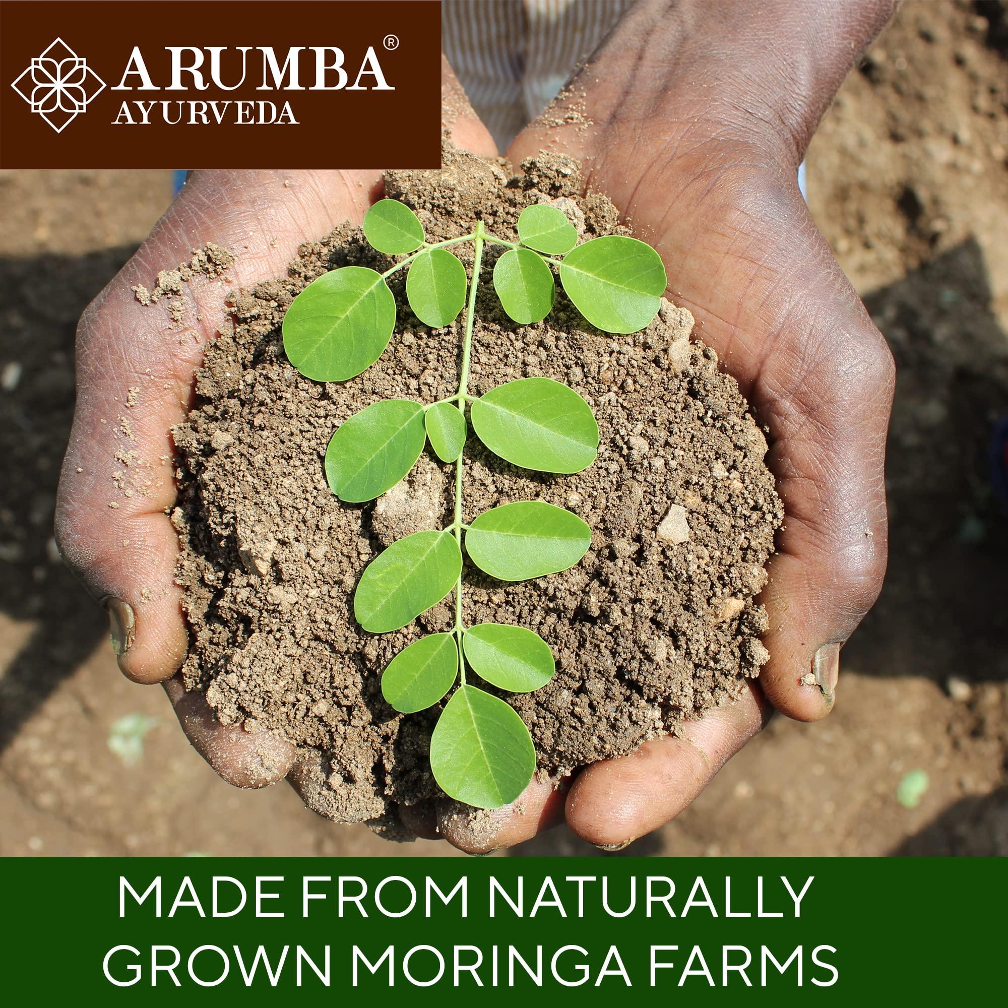 ARUMBA Arumba Moringa Leaf Powder 500 grams, Made with Moringa Oleifera Leaves, Shigru Powder for Lactation Support, Hair and Skin
