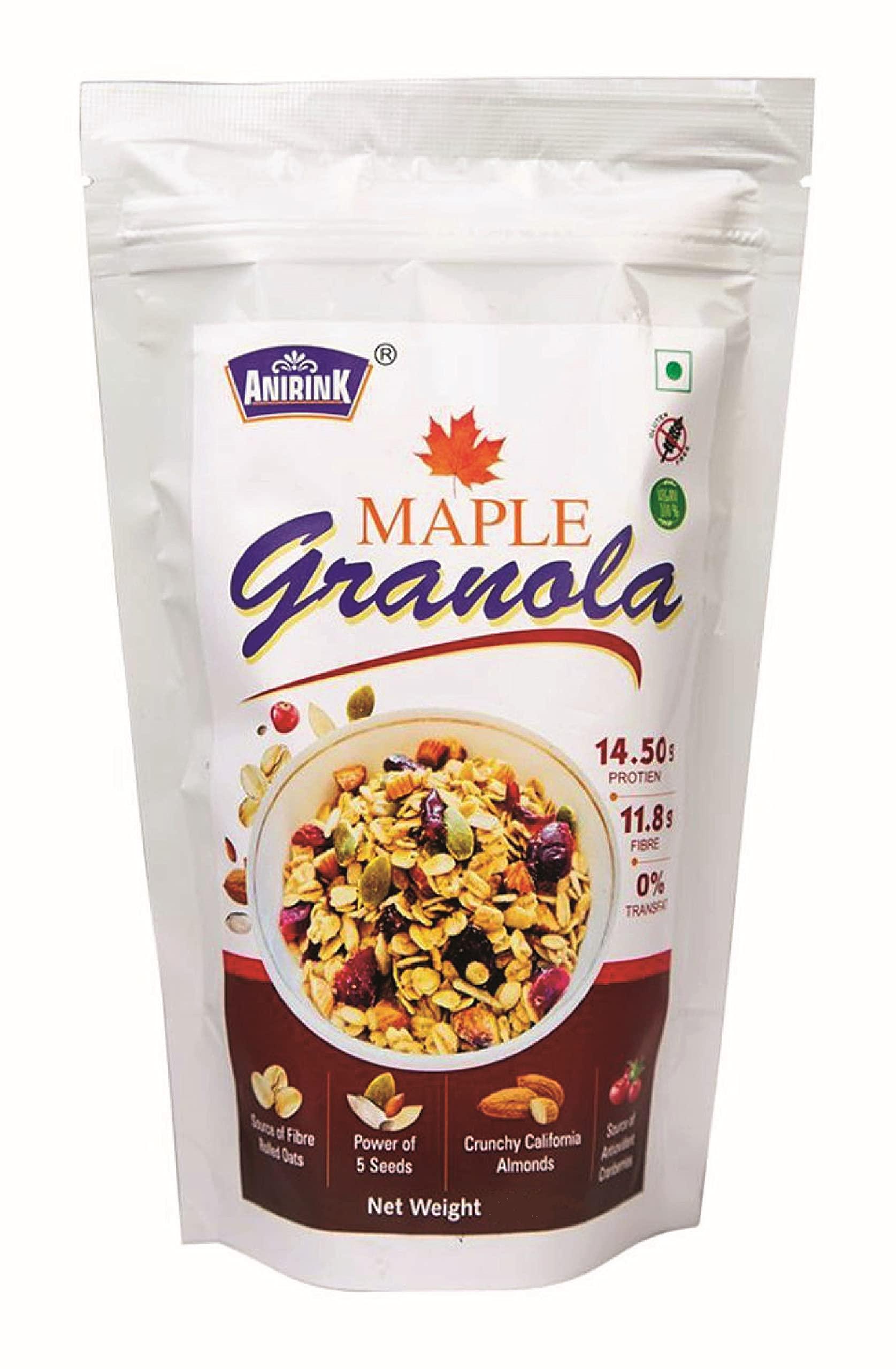ANIRINK Anirink Gluten Free Vegan Maple Granola (800)