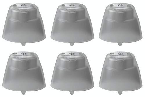 FCS FCS Pack of 6 Click Sleeve for Siemens Signia Intuis 2 Click- CIC/ITC (Vented-Medium).