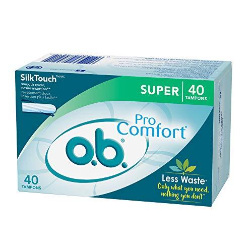 o.b. o.b. Pro Comfort Applicator Free Digital Tampons, Super - 40 Count