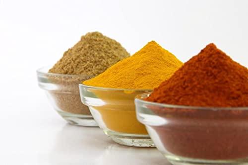 JENISH Turmaric Powder (1kgx2) Red Chilli Powder (1kgx2) Coriander Powder (1kgx2) Pack of 6