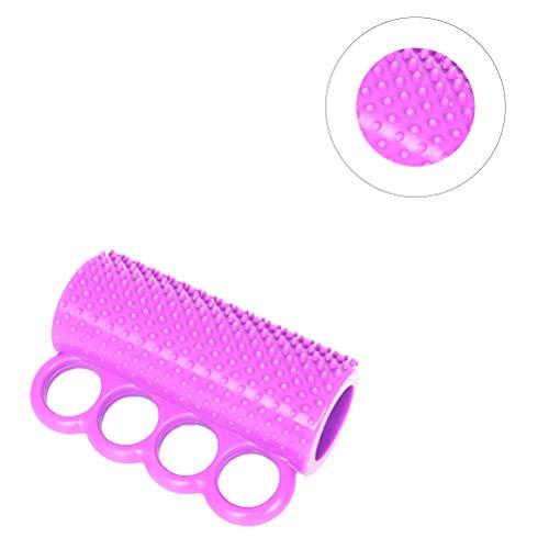 HEALLILY 1pc Silicone Grip Ring Hand- Muscle Developer Finger Grip Ball Strength Trainer Fitness Wrist Trainer
