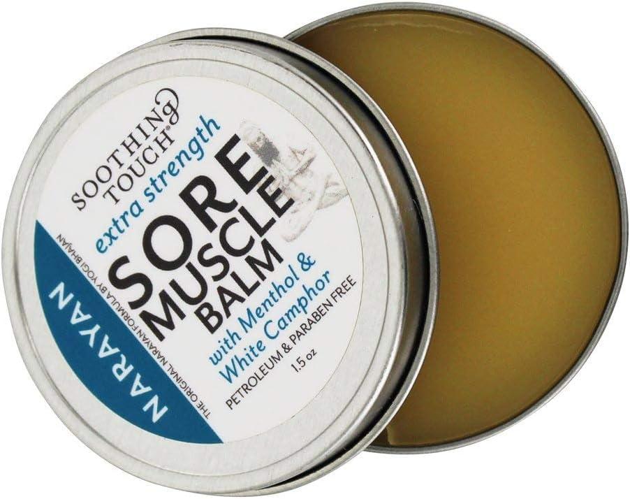 Soothing Touch Soothing Touch Sore Extra Strength Muscle Balm Tin, Narayan, 1.5 Ounces, Packaging May Vary