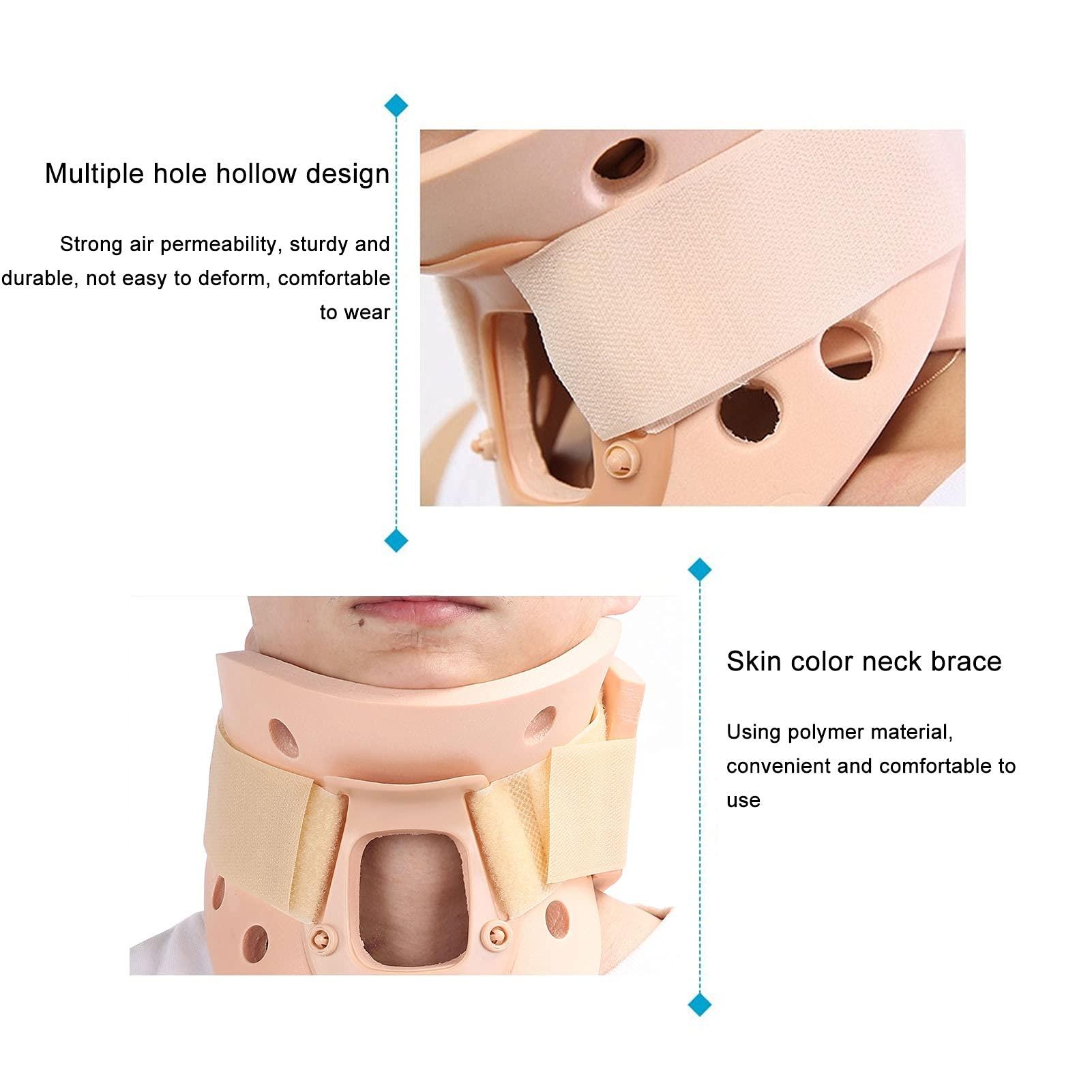 cigemay Neck Strecher, Effectively Relieve Open Throat Design Neck Collar for Home for Outdoor(L)