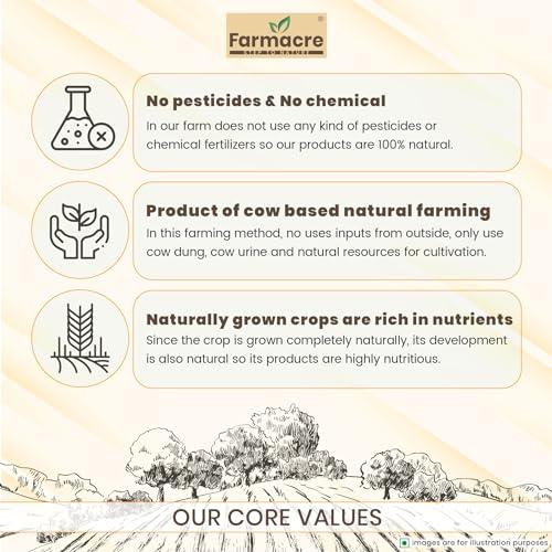 Farmacre With Logo Farmacre Selam Haldi Powder/Turmeric Powder/Natural Haldi Powder - 250 gms Pack | Product Of Cow Based Natural Farming (CBNF) | Product Of Chemicals Free & Pesticides Free (250 gm)