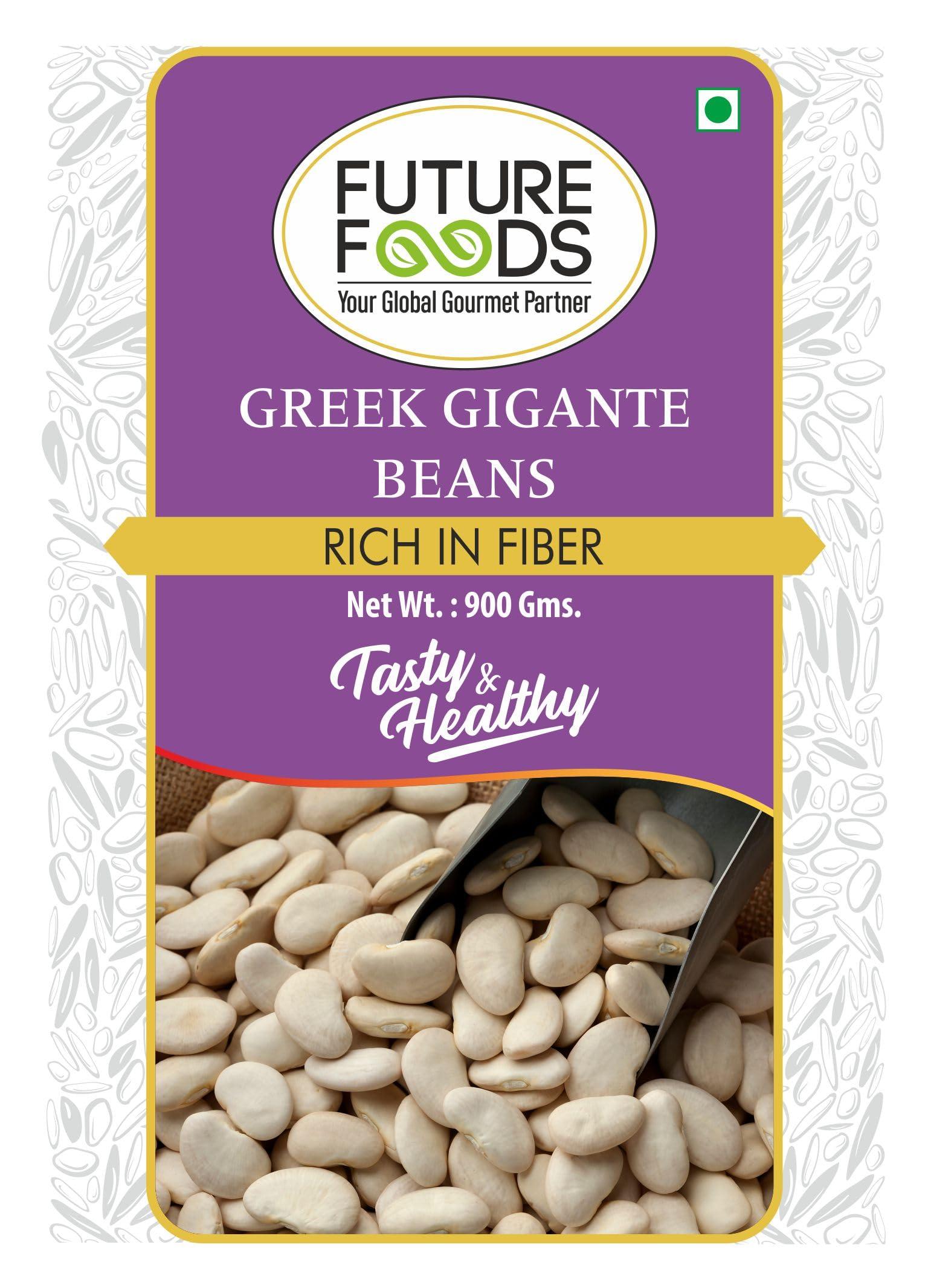 Future Foods Future Foods Greek Gigantes Beans, Double butter beans, Vaal, pack of 900 gram