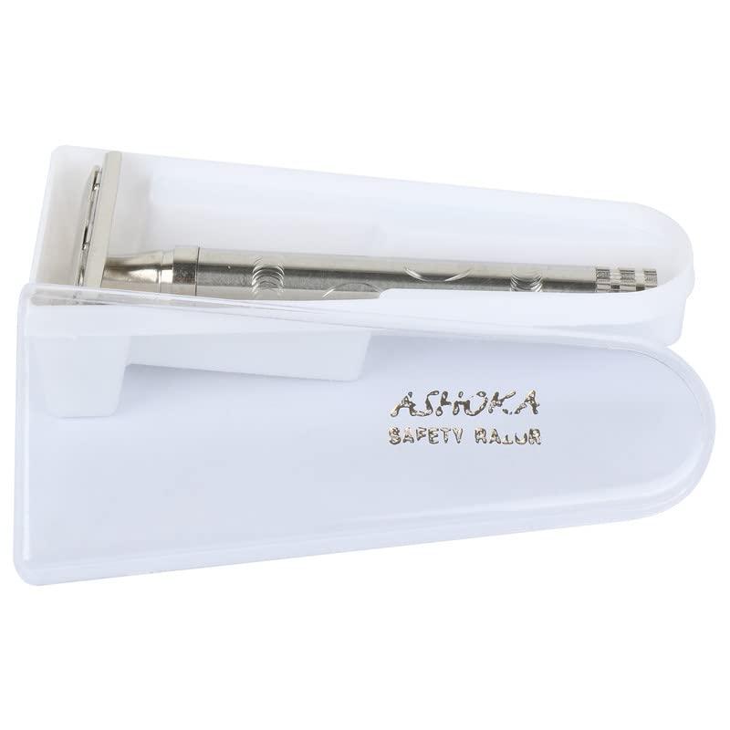 Ashoka Ashoka Men Stainless Steel Double Edge Safety Razor, Shaving Razor for Men and Women, Safety Razor for men and Women (Pack of 3) (Model - AA333)
