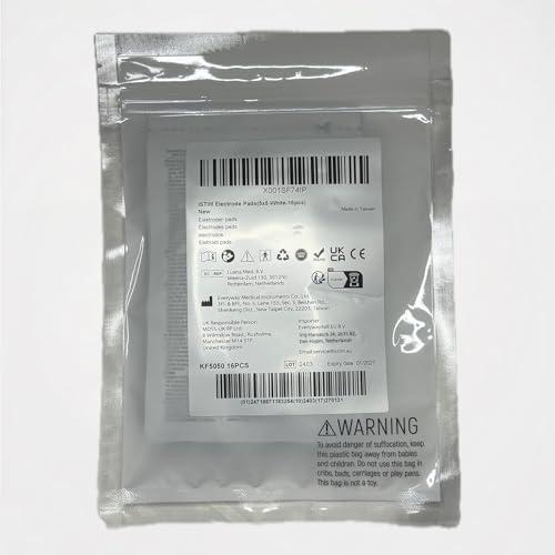 iStim iStim Super Soft 2\"x2\" TENS Unit Electrodes for TENS Massage EMS - 100% JAPANESE GEL (2\"x2\"- 16 pieces)