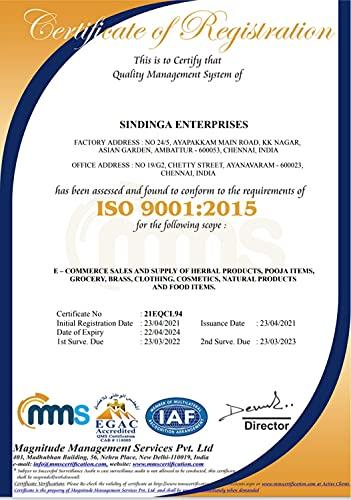 Sindinga9 Aragaja paste for pooja positivity of home - 5g - ISO certified herbal product - sindinga9 nattu marundhu