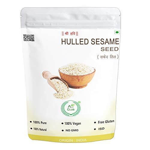 AGRI CLUB Hulled Sesame Seeds 1kg | Till | Tilhan | Safad Til | Agri Club