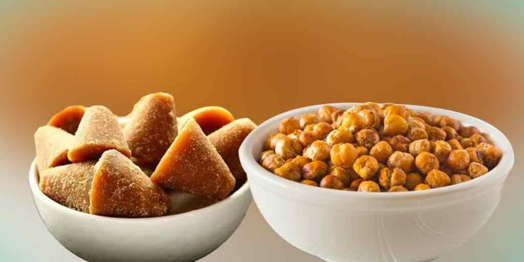 JEET by KSHS JEET by KSHS Gud Chana Snacks, Natural Jaggery with Roasted Chickpeas, Healthy Lite Snacks, Immunity Booster, Organic 900 grms