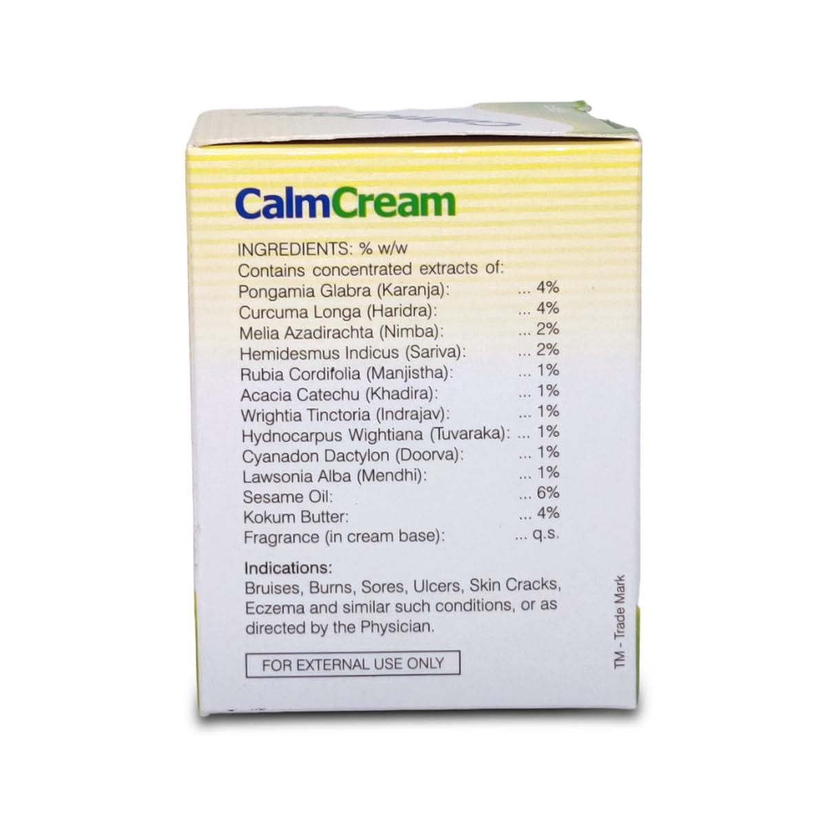 ebnl Ebnl Ayurvedic Calm Cream 50gm | Healing Ointment for Bruises, Burns, Sores, Ulcers, Skin Cracks, Scars, Rashes, Redness, Fungal Infections, Eczema Relief | Injury Scar | Surgery Scar | Scar Removal Cream | Keloid Remover | Safe for Infants & Babies