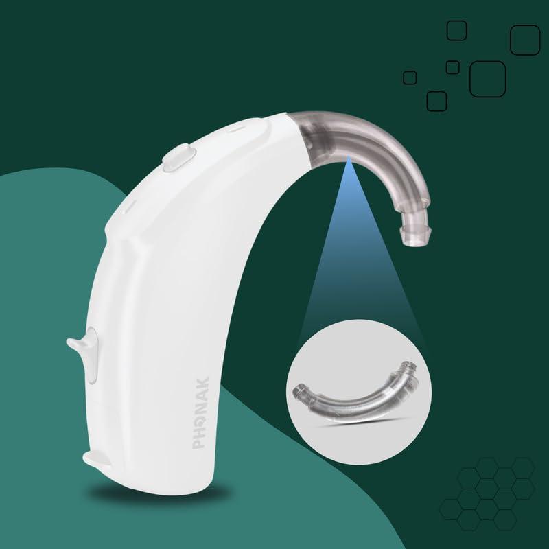 FCS FCS Ear Hook Compatible With Phonak Bolero B50 PR || Hearing Devices Replacement Accessories | Easy Install | Durable ABS Material| Anti-Howling Ear Hook