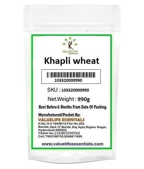Value Life Valuelife Khapli Wheat/Emmer Wheat (990g)