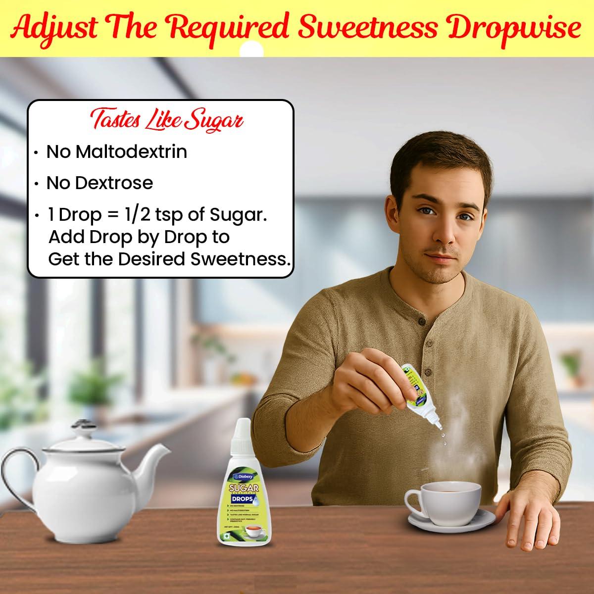 diabexy Diabexy Sugarfree Drops | Sugar -Free Liquid Sweetener-30ml (Pack of 2)