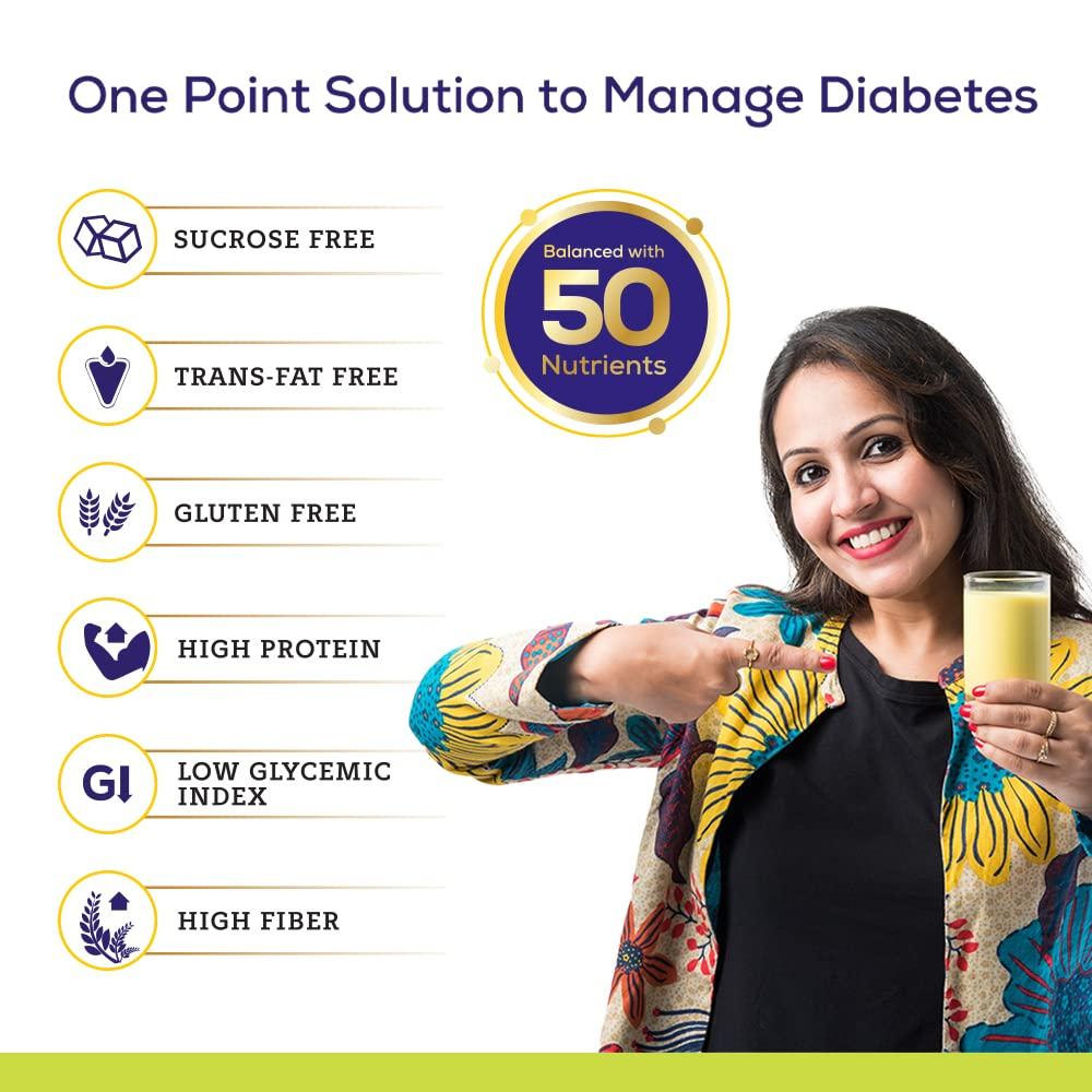 Jubilant Nutrihance Jubilant Nutrihance Diabetes Care Manage Blood Sugar Levels Nutrition Drink -350Gm X 4 Nutrition Drink (4X350 G Kesar Elaichi Flavored), Powder