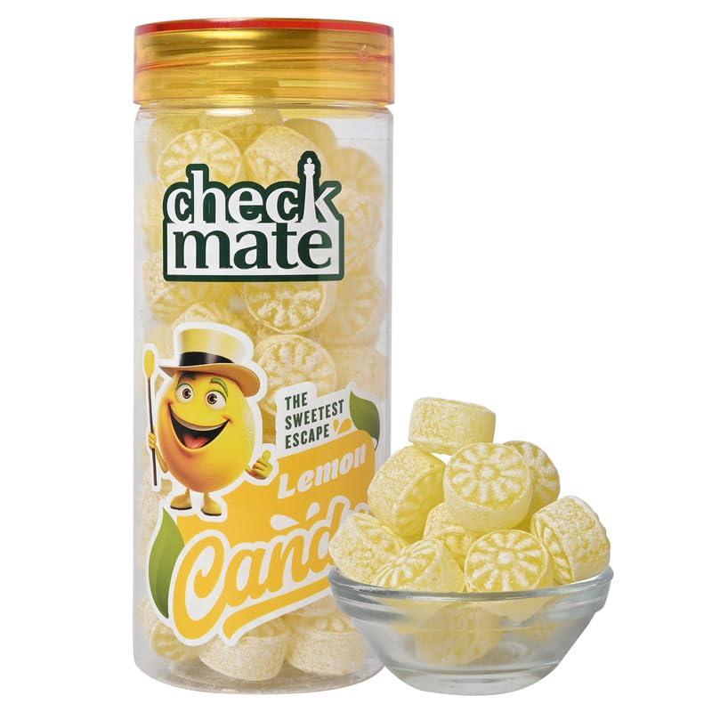 CHECKMATE CHECKMATE LEMON FLVR SUGAR BOILED CANDIES 220GM