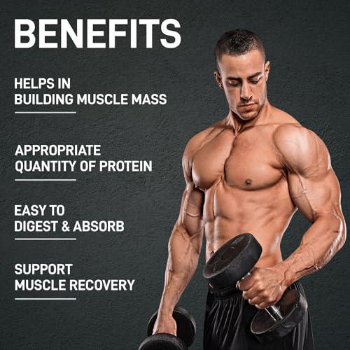 MUSCLETRAIL MuscleTrail Pro Series Weight Gainer Powder | Kaju Pista Badam (3kg) | 15g Protein, 414 Calories, 75g Carbs, High in CaloriesforWeightgain