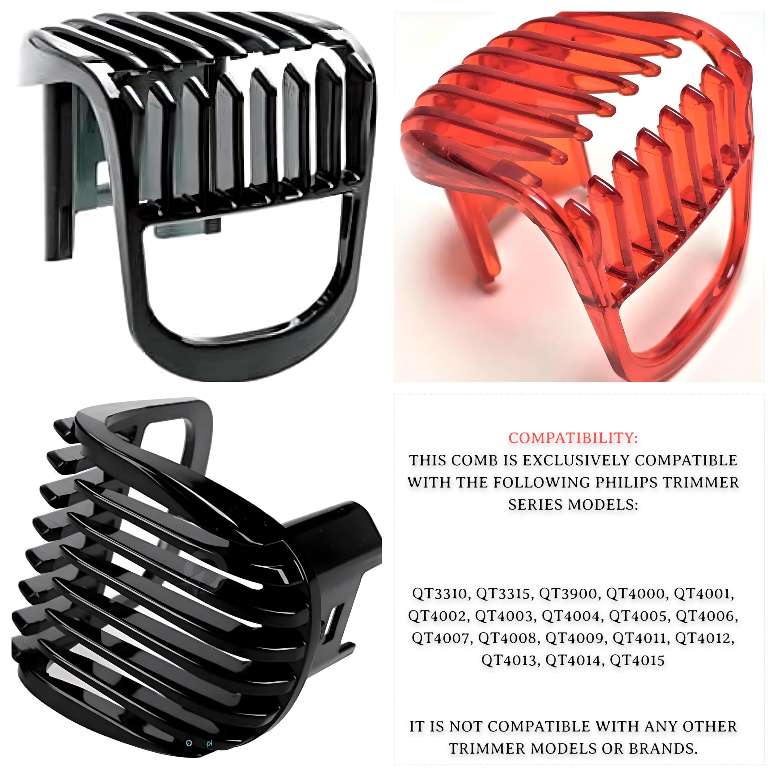 FAVHOME Comb For Philips Trimmer Models Qt3310 Qt3315 Qt3900 Qt4000 Qt4001 Qt4002 Qt4003 Qt4004 Qt4005 Qt4006 Qt4007 Qt4008 Qt4009 Qt4011 Qt4012 Qt4013 Qt4014 Qt4015 Suitable For Only These Models.