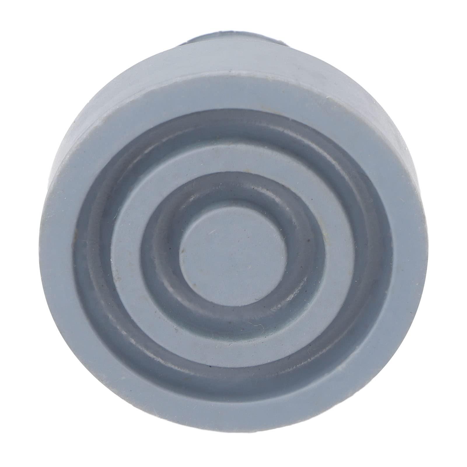 CURLEE Rubber Cane Tips, Stable Wear Resistant 19mm 6pcs Cane Tips for Three Legged Canes