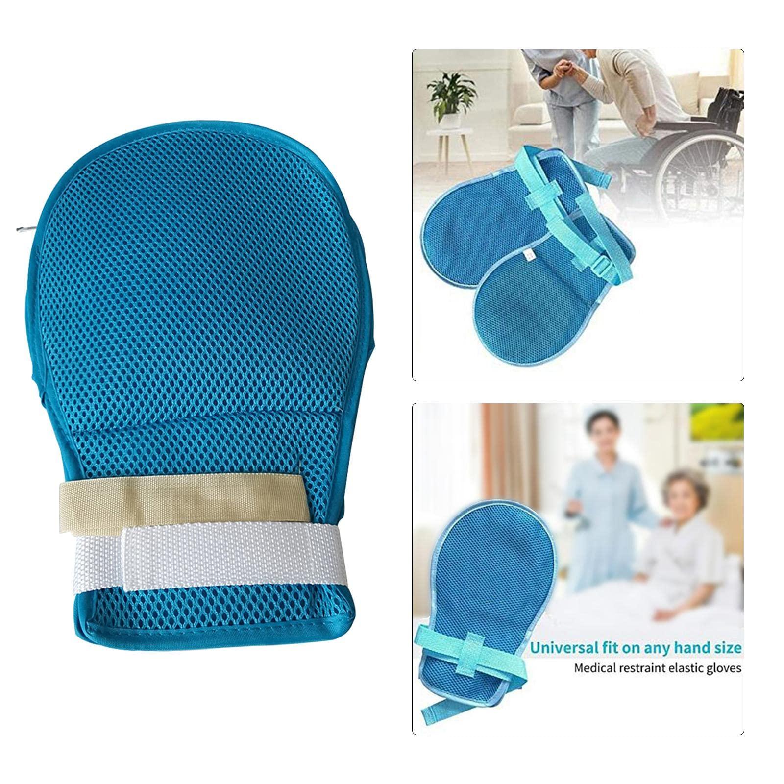 CALANDIS CALANDIS 1 Piece Hand Control Mitt Safety Restraint Dementia Gloves Finger Control Mitts for Restraints Patient