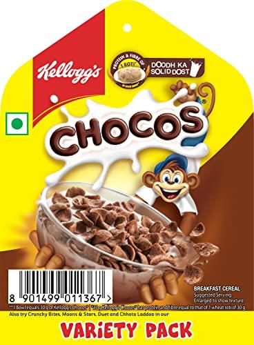 Kellogg's Kellogg's Chocos Variety Pack, 175g,Yellow