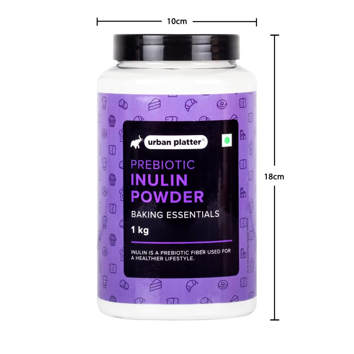 urban platter Urban Platter Inulin Powder, 1Kg [Fructo Oligo Saccharides, Prebiotic & Rich in Fiber, FOS]