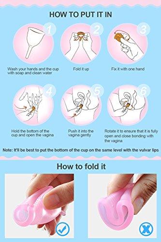 Bodybay Bodybay Menstrual Cup, Set of 2 Periods Kit with FDA Registered, Best Feminine Alternative Protection to Cloth Sanitary Napkins- Post Childbirth