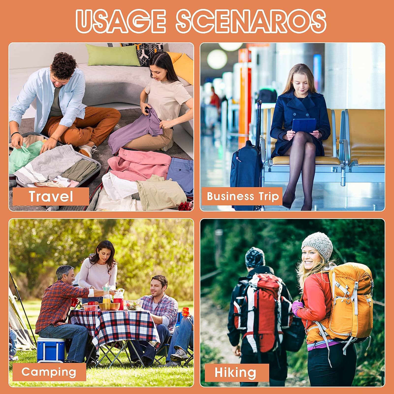 Sibba Sibba Toothbrush Covers 4 Pieces Folding Manual Toothbrushes Case Travel Kit Soft Bristles Tooth Brushes Mini Size Portable Brush Coverings Wrapped for Men Women Childrens Toddler