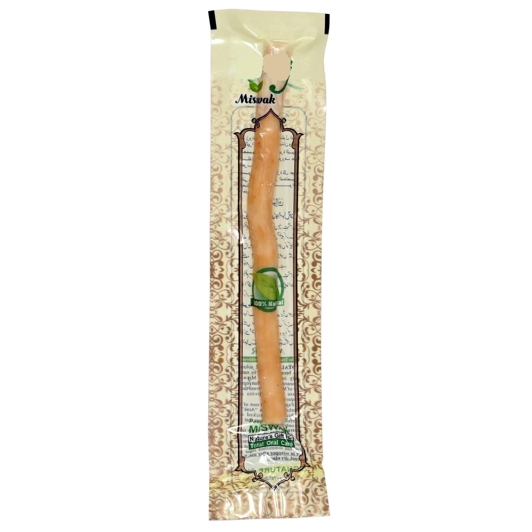 PYARE SALES Adult Miswak Stick Natural Manual Toothbrush (Pack Of 3) Wooden Miswak Manual Toothbrush Stick For White & Healthytooths