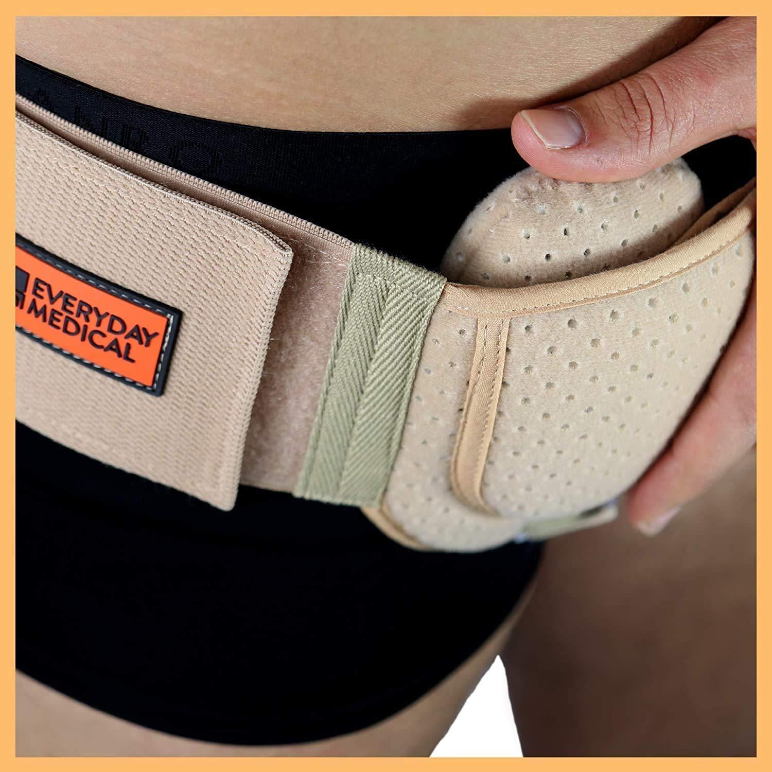 Everyday Medical Everyday Medical Hernia Guard I Inguinal Hernia Belt for Men I Left or Right Side, Post Surgery Mens Inguinal Hernia Support Truss for Inguinal, Groin Hernias I Adjustable Waist Strap I Large/XLarge