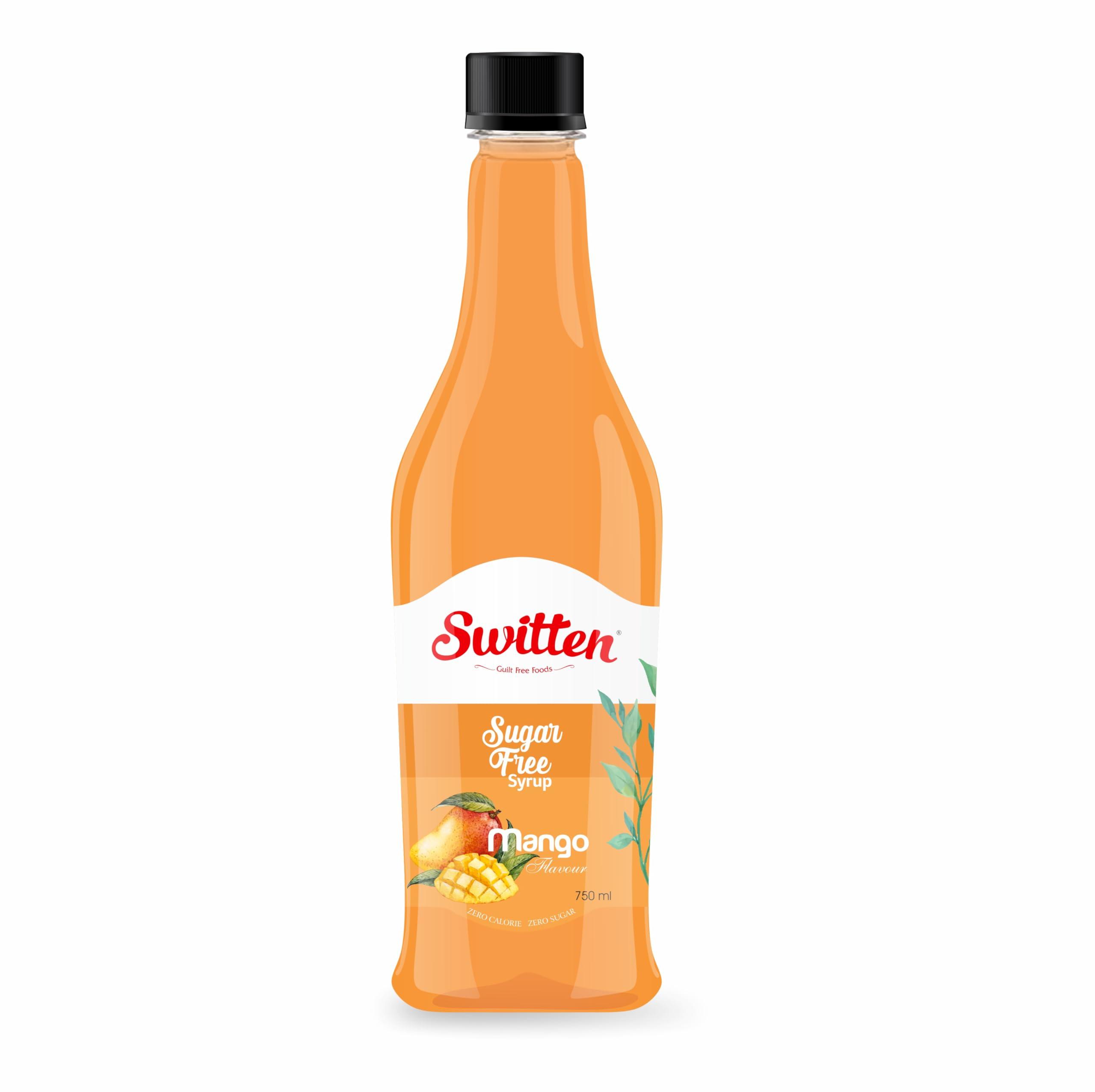 Switten Switten Sugar Free Mango Syrup 750ml Keto Friendly I Zero Carb