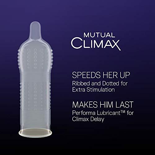 Durex Durex Mutual Climax Condoms - 10 Count & Durex Condoms, Extra Dots - 10 Count