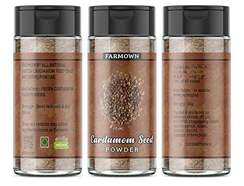 Farmown Farmown Cardamom Seed Powder 50g Cinnamon Powder 50g 2in1 Pack