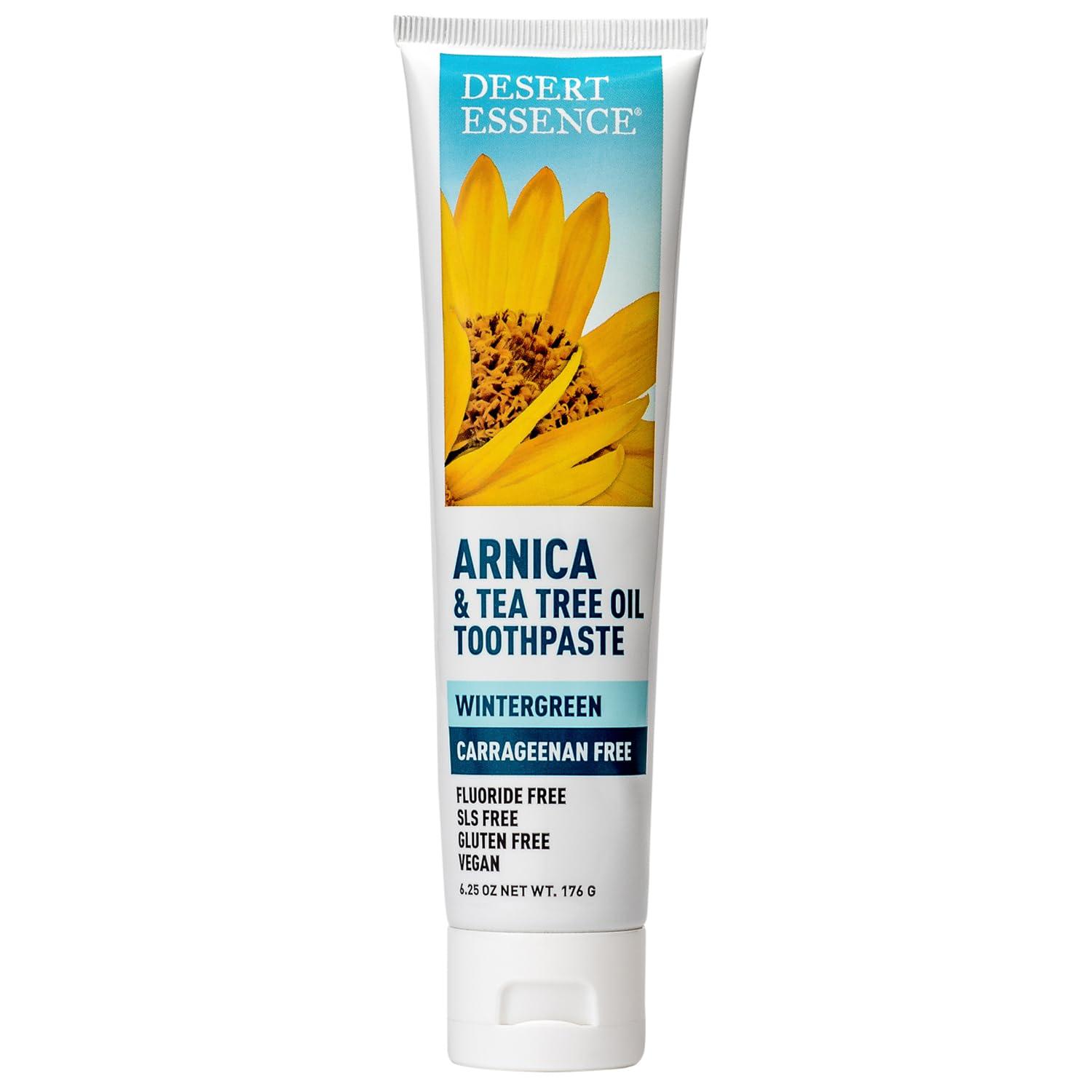 Desert Essence Desert Essence - Carrageenan Free Arnica & Tea Tree Oil Toothpaste Wintergreen 183164