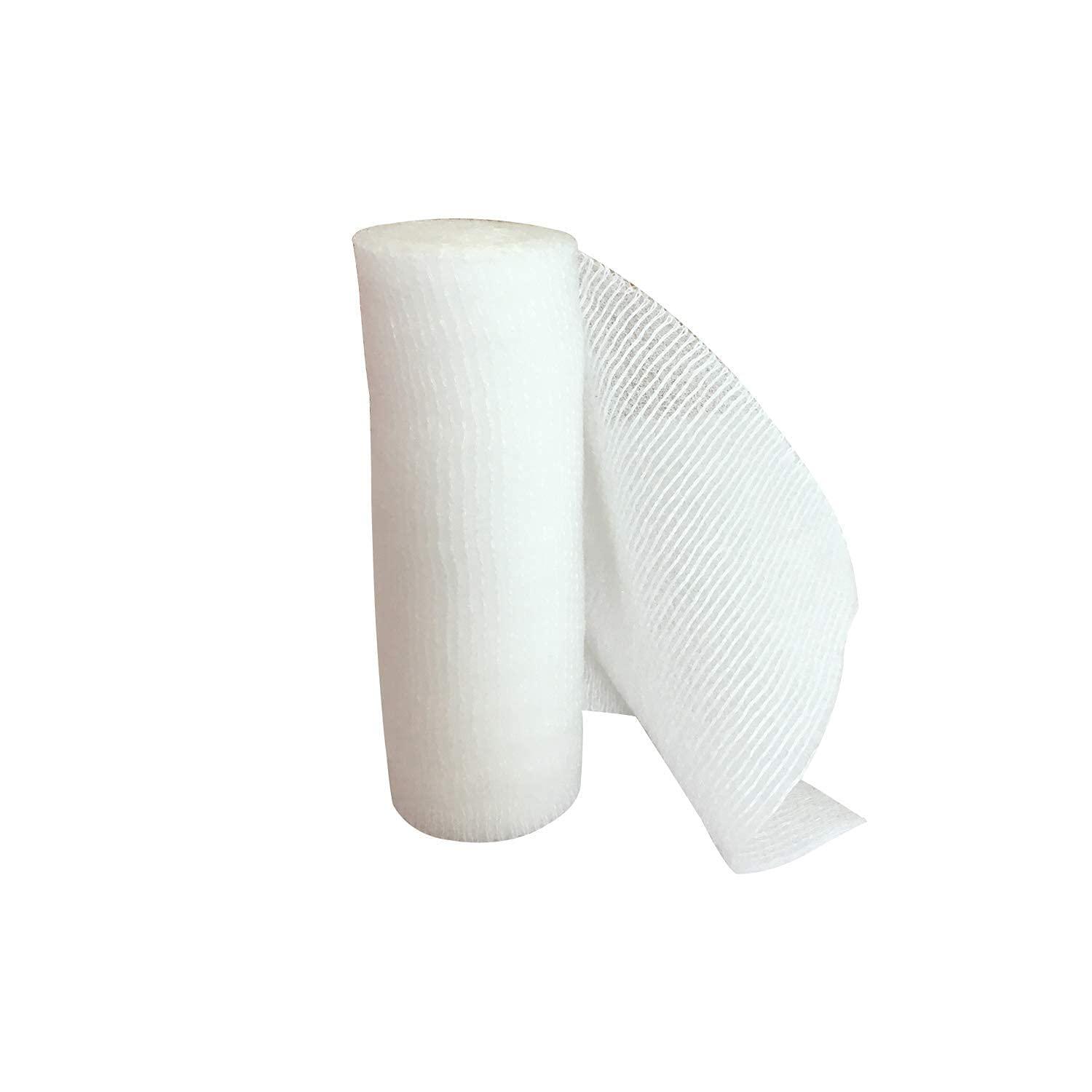 Comfort Comfort Elastic Crepe Bandage Stretched Length with Extra 2 Clips and Non Fraying Edges with End over Locking (8 cm X 4 m)